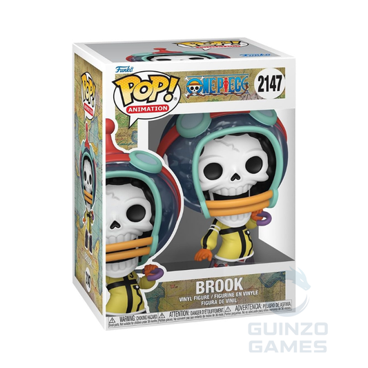 Action figure Funko POP Animation Brook 2147 in vinile, confezione da scatola
