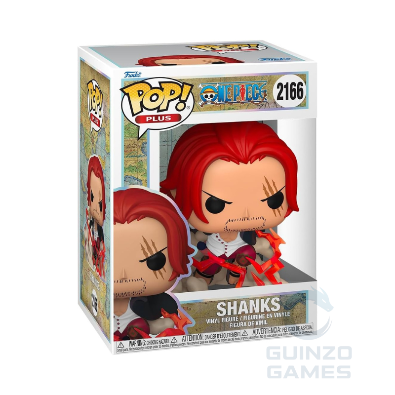 Statua da collezione Funko POP Shanks in vinile, in scatola