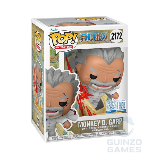 Personaggio Funko POP in vinile, Monkey D. Garp, nella confezione.