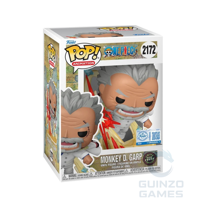Action figure Funko Pop in vinile in scatola, Monkey D. Garp, due pose
