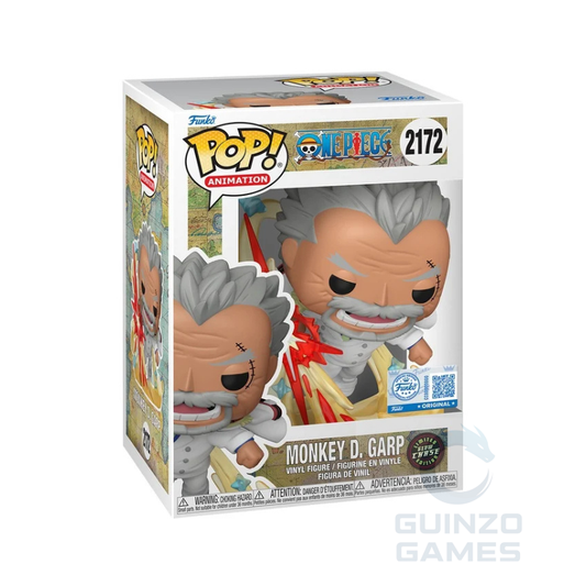 Action figure Funko Pop in vinile in scatola, Monkey D. Garp, due pose