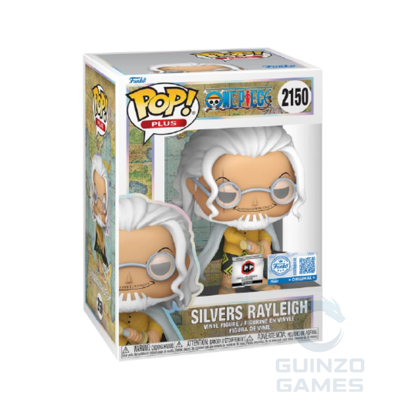Scatola figurina Funko Pop One Piece di Silvers Rayleigh con accessorio