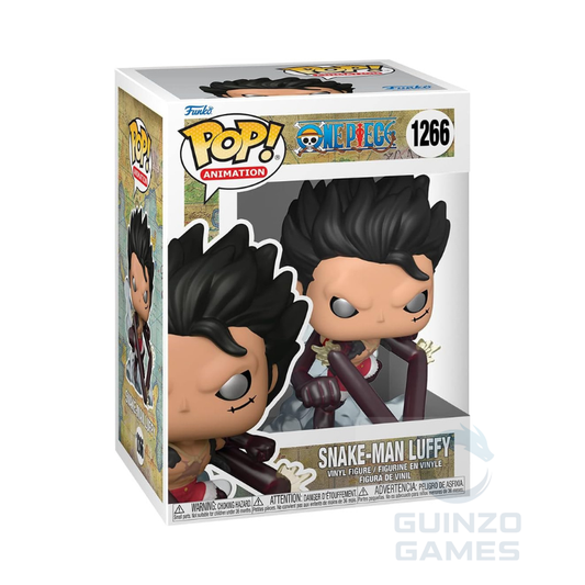 Figura Funko POP Animation di Snake-Man Luffy 1266 in confezione con due personaggi