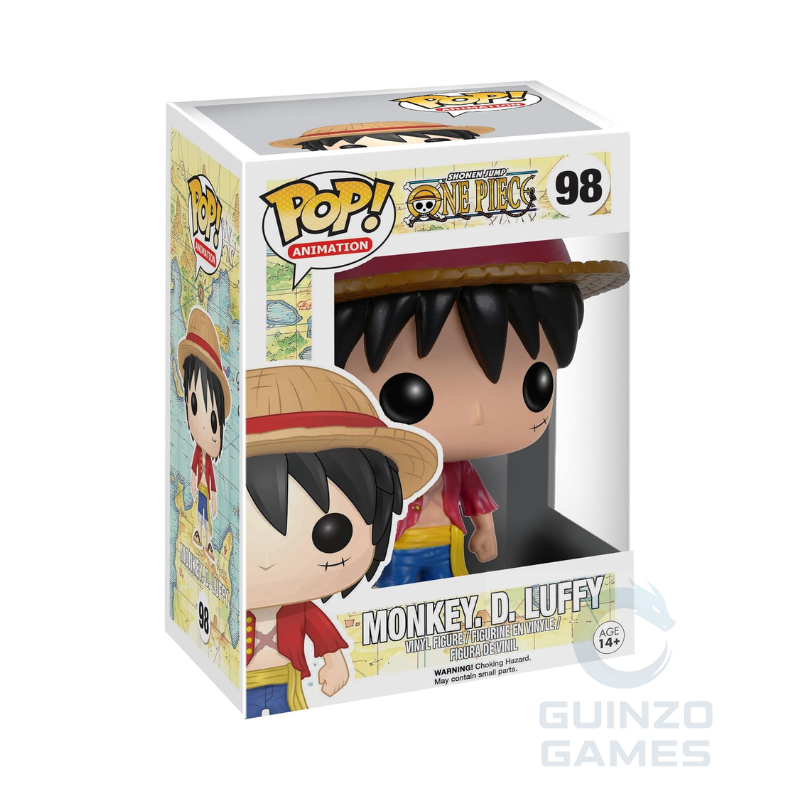 Figura Funko POP! Monkey D. Luffy n.98: cappello beige e giacca rossa