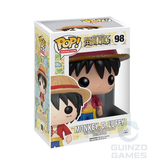 Figura Funko POP! Monkey D. Luffy n.98: cappello beige e giacca rossa