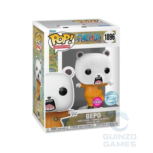 Action figure Bepo Funko Pop! flocked con sciarpa arancione in scatola 1896
