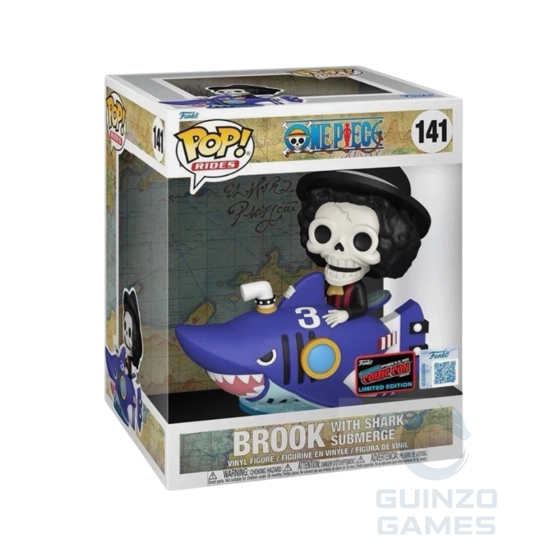 Figura in vinile Brook su squalo, nella scatola POP!