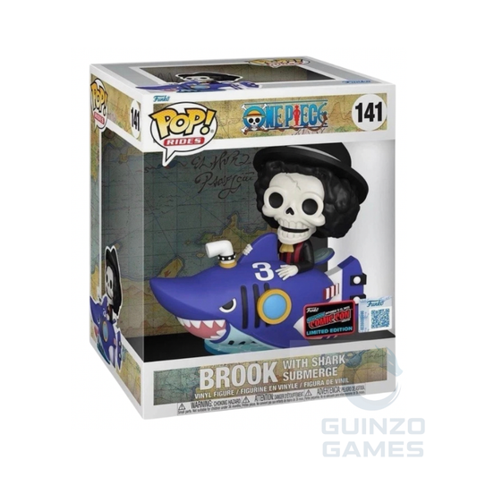 Figura in vinile Brook su squalo, nella scatola POP!