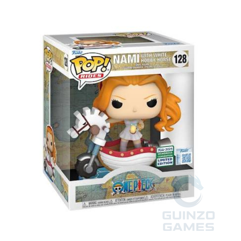 Action figure Funko POP Nami con cavallino hobby bianco, edizione limitata