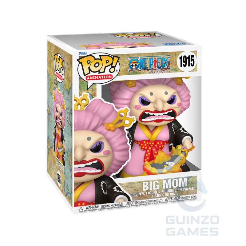 Figura vinile Big Mom ONE PIECE in scatola FUNKO POP, vista frontale