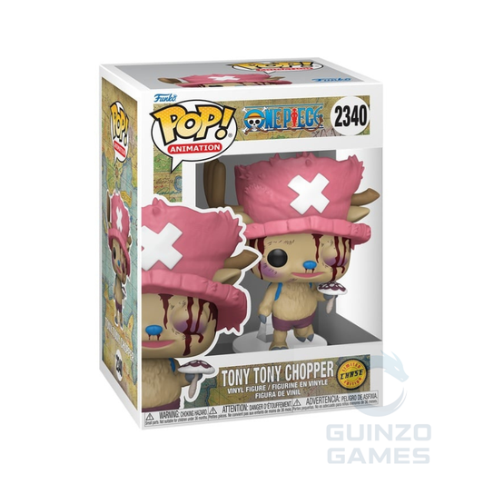FUNKO POP! Tony Tony Chopper Chase in scatola, figura in vinile con accessori rosa