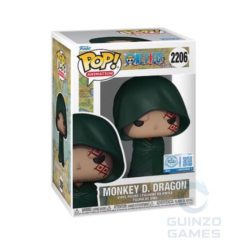 Figura Funko POP in scatola, cappuccio verde e volto con segni rossi, 2206