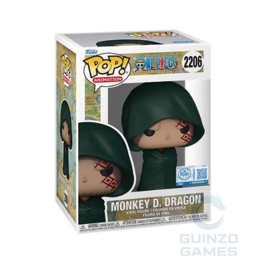 Figura Funko POP in scatola, cappuccio verde e volto con segni rossi, 2206