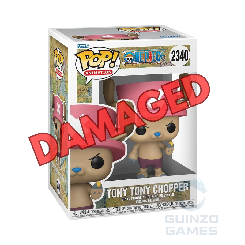 Scatola con action figure Funko Pop Tony Tony Chopper, personaggio animazione, 2340