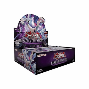 Box sigillata Yu-Gi-Oh! RABBIA DELL'ABISSO, confezione da collezione con grafica viola