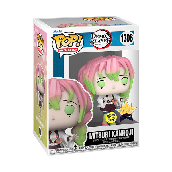 FUNKO ANIMATION: DEMON SLAYER - MITSURI KANROJI 1306 (GITD) (FUNDOM EXCLUSIVE)