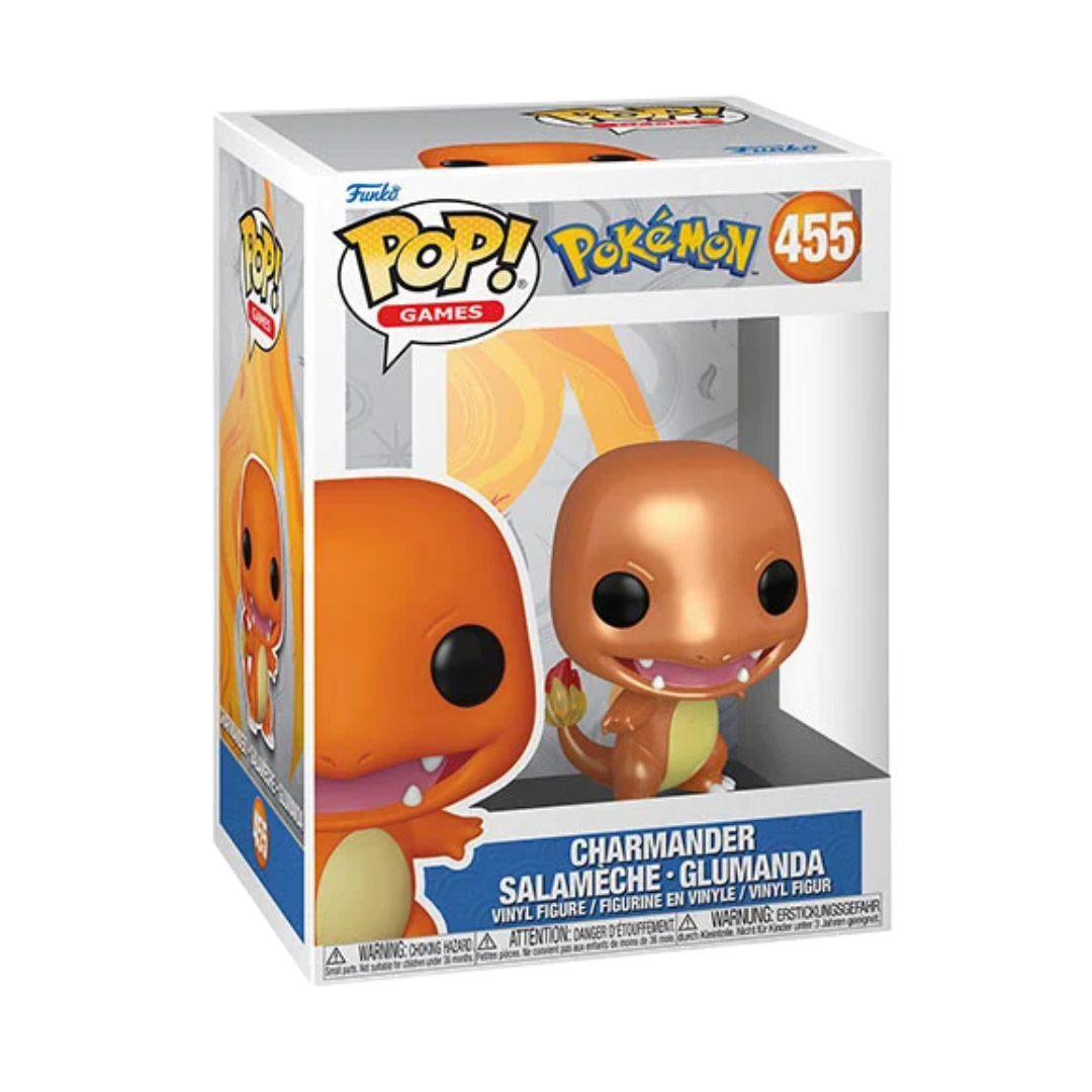 FUNKO GAMES: POKEMON - CHARMANDER METALLIC 455