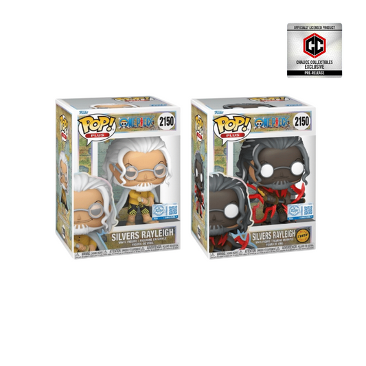 FUNKO ANIMATION: ONE PIECE - SILVER RAYLEIGH 2150 BUNDLE CHASE (CHALICE COLLECTIBLES PRE-RELEASE)