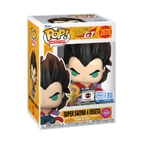 FUNKO POP ANIMATION : DRAGON BALL GT - SUPER SAIYAN 4 VEGETA 2078 FLOCKED CHALICE EXCLUSIVE PRE-RELEASE