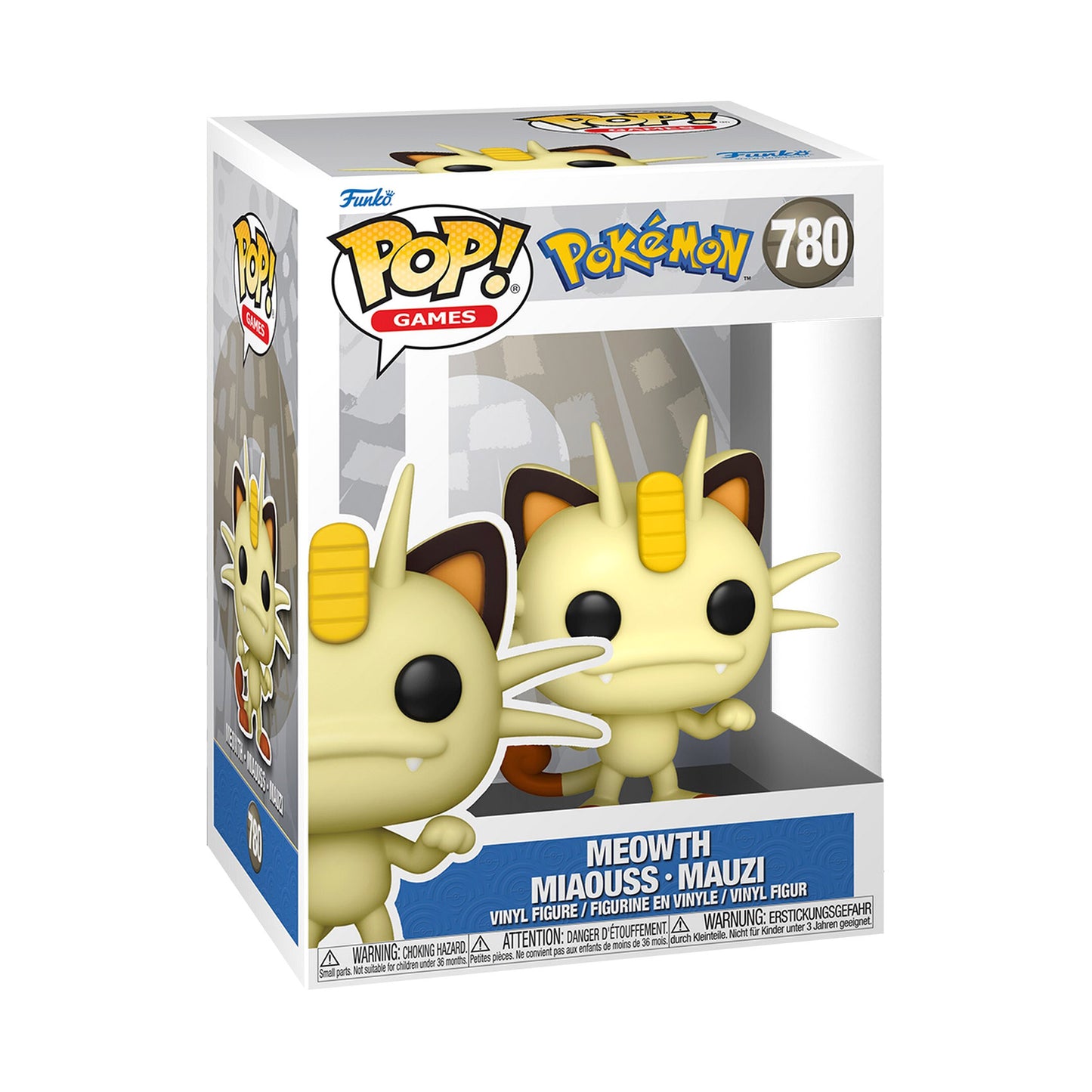 FUNKO POP GAMES : POKEMON - MEOWTH 780