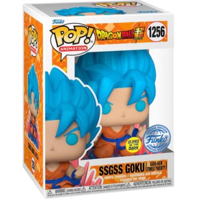 FUNKO ANIMATION: DRAGON BALL SUPER - SSGSS GOKU (KAIO-KEN) 1256 (GITD)