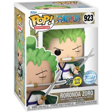 FUNKO ANIMATION: ONE PIECE - RORONOA ZORO 923 (GITD)