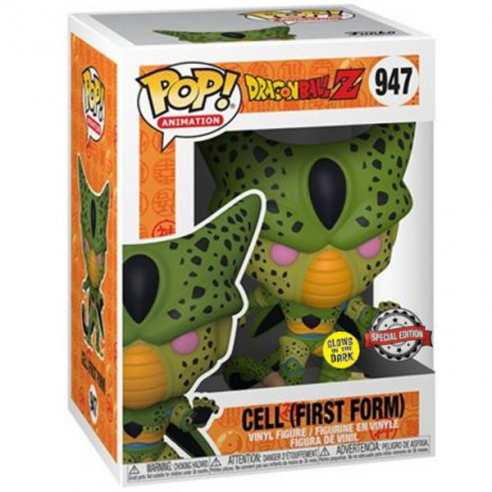 FUNKO ANIMATION: DRAGON BALL Z - CELL FIRST FORM 947 (GITD)