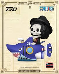FUNKO ANIMATION: ONE PIECE - BROOK WITH SHARK SUBMERGE 141 NYCC 2025 OFFICIAL STICKER