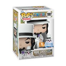 FUNKO POP ANIMATION : ONE PIECE - ROB LUCCI WITH HATTORI 1997 TOY TEMPLE PRE-RELEASE EXCLUSIVE