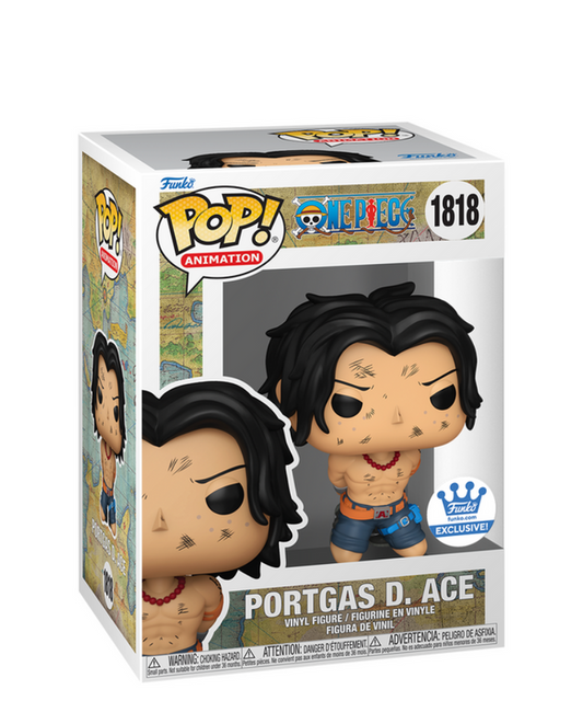 FUNKO POP ANIMATION : ONE PIECE - PORTGAS D. ACE 1818 EXCLUSIVE