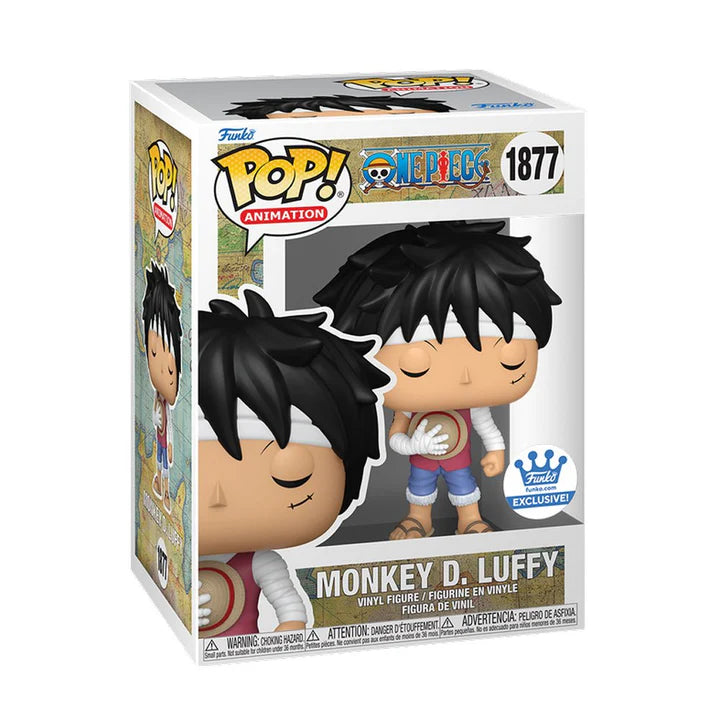 FUNKO ANIMATION: ONE PIECE - MONKEY D. LUFFY 1877 (MARINEFORD MEMORIAL) EXCLUSIVE