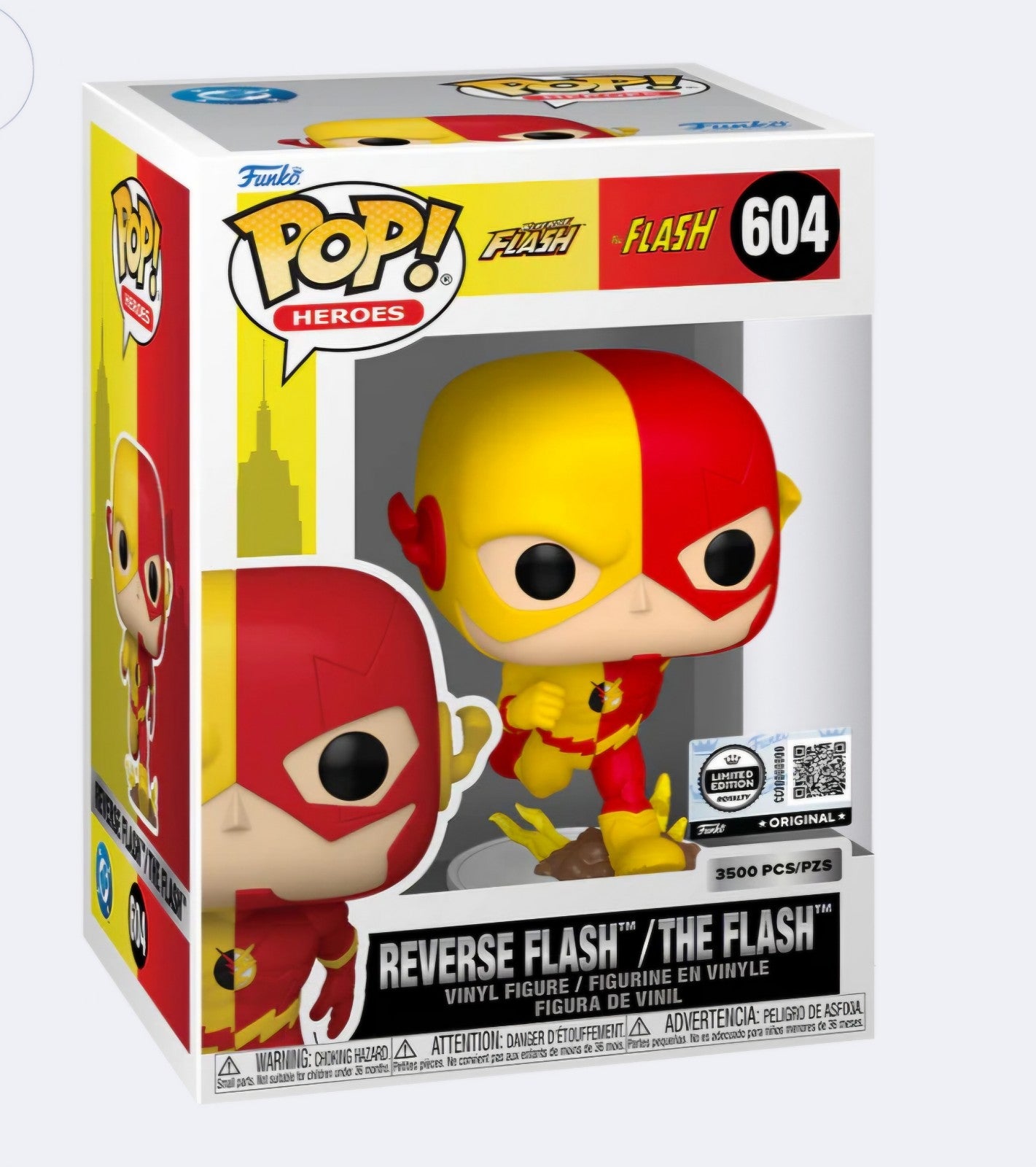 FUNKO POP HEROES : FLASH - REVERSE FLASH / THE FLASH 604 ROYALTY LE3500