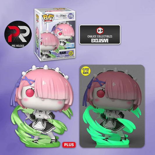 FUNKO ANIMATION: RE:ZERO - RAM 2116 CHALICE EXCLUSIVE (GITD)