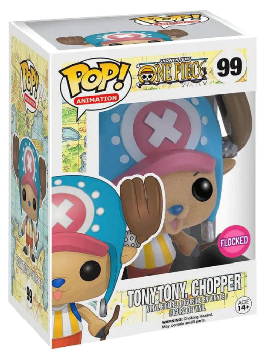 Funko Pop Animation 99 - Tony Tony Chopper - One Piece (Flocked)