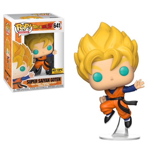 FUNKO POP ANIMATION : DRAGON BALL Z - SUPER SAIYAN GOTEN 641 HOT TOPIC EXCLUSIVE (BARCODE)