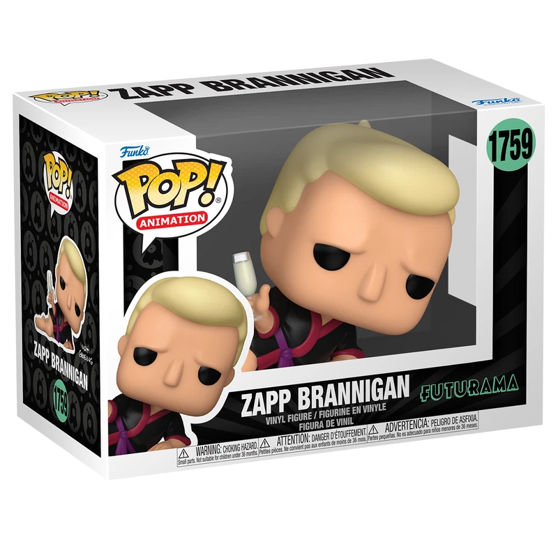 FUNKO POP ANIMATION : FUTURAMA - ZAPP BRANNIGAN 1759