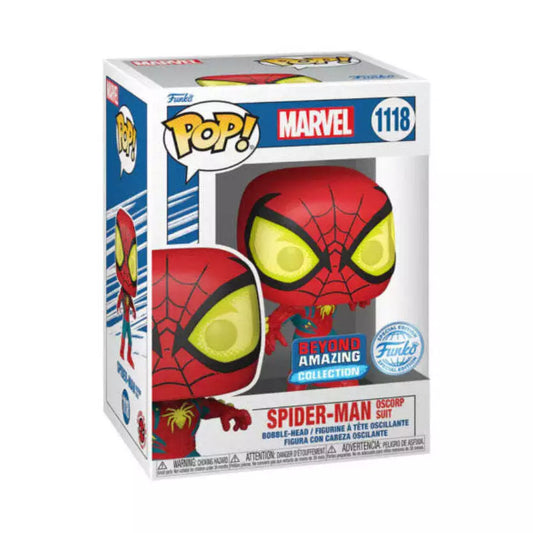 FUNKO POP : MARVEL - SPIDER MAN OSCORP SUIT 1118 SPECIAL EDITION BEYOND AMAZING COLLECTION EXCLUSIVE
