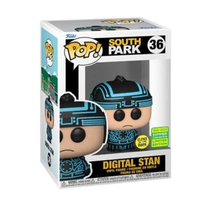 FUNKO POP : SOUTH PARK - DIGITAL STAN 36 GITD SDCC 2022 SHARED (BARCODE)