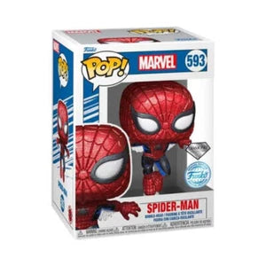 FUNKO POP : MARVEL - SPIDER MAN 593 DIAMOND SPECIAL EDITION