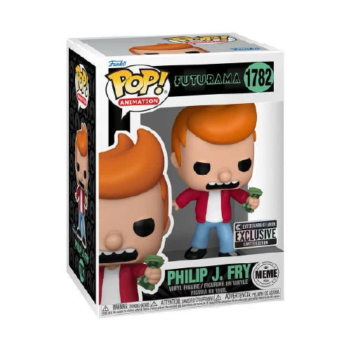 FUNKO POP ANIMATION : FUTURAMA - PHILIP J. FRY 1782 EE EXCLUSIVE MEME